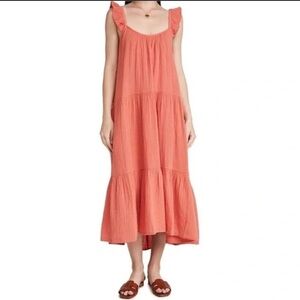 XIRENA Womens Rumer Midi Dress Paprika